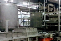 Vacuum fryer — production model